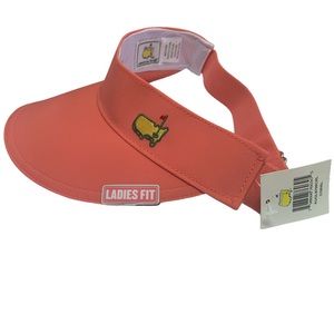 Women’s Masters Golf sun visor coral NWT